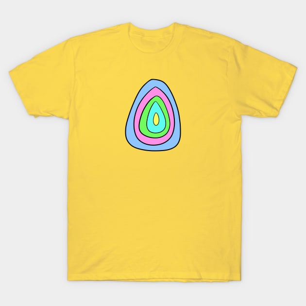 Pastel Easter Egg T-Shirt by VazMas Design